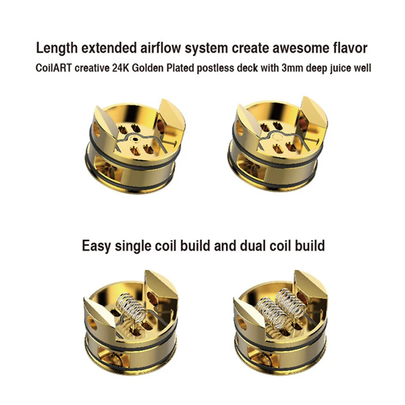 CoilART DPRO RDA electronic cigarette vape tank (4)
