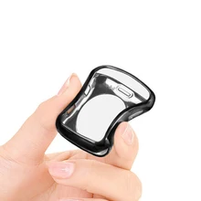 Силиконовый чехол для Apple watch 42 мм 38 мм iWatch band Универсальный защитный чехол для экрана бампер Apple watch 3 2 аксессуары