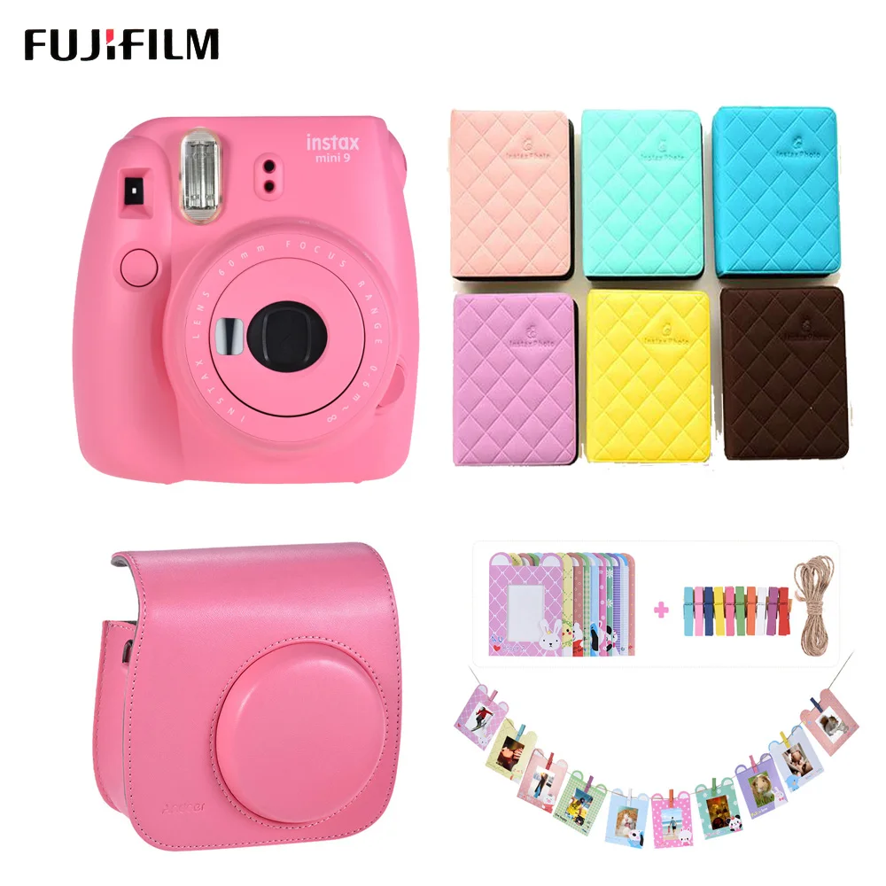 

Fujifilm Instax Mini 9 Film Camera Photo Instant Camera Pop-up Lens Auto Metering Mini Camera Christmas gifts New Arrival