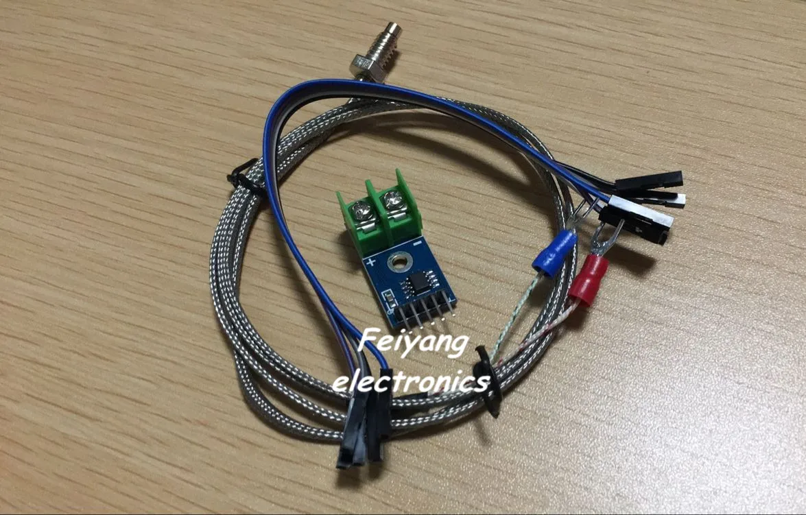 

5PCS/LOT MAX6675 K-type Thermocouple Temperature Sensor Temperature 0-800 Degrees Module