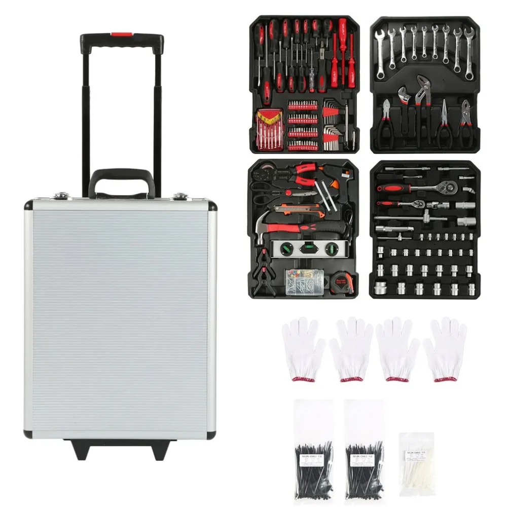 

551 PCS Tool Trolley Set High Performance Mobile Workshop Toolbox Durable Garage Hand Tool Kit Precision Tools Box