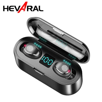 

Bluetooth LED Display Earphones Touch Control Earbuds 2000mAh Power Bank Wireless Stereo Headset For iphone 8 x xs xr Hands Free