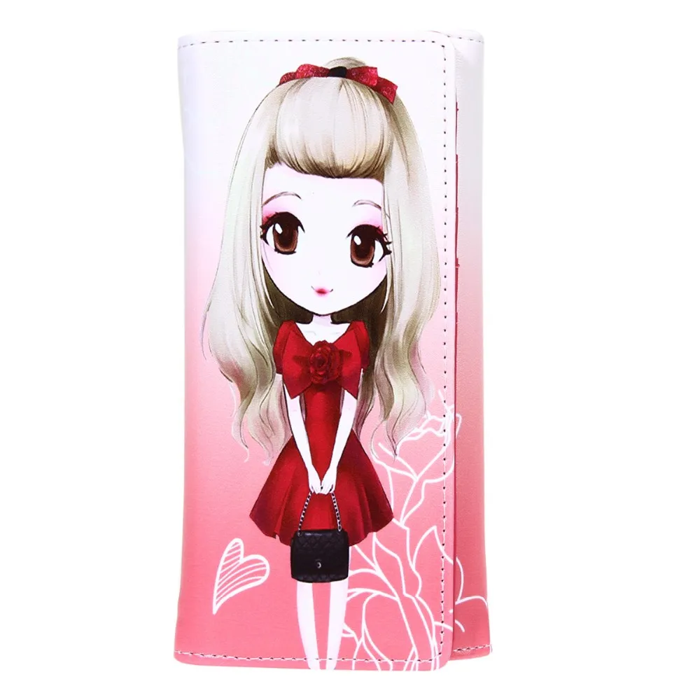  2016 new womens purses and handbags fashion multifunction women PU leather wallets cute candy Girls Purses long wallet carteira 