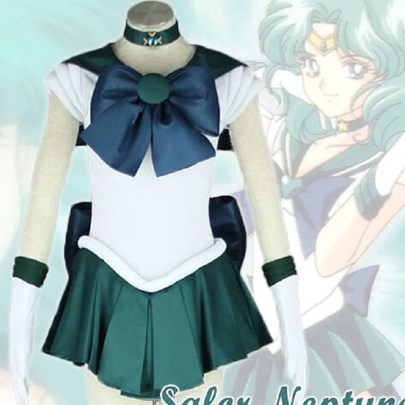 

super sailor moon cosplay costume set japanese anime sailor neptune princess outfits for kids halloween child grils kid dress