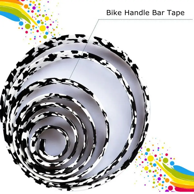 Bicycle Handlebar Tape Colorful Racing Drop Bar Tape High Quality Cycling Road Bike Bar Sports Fixed Gear with 2 Plug