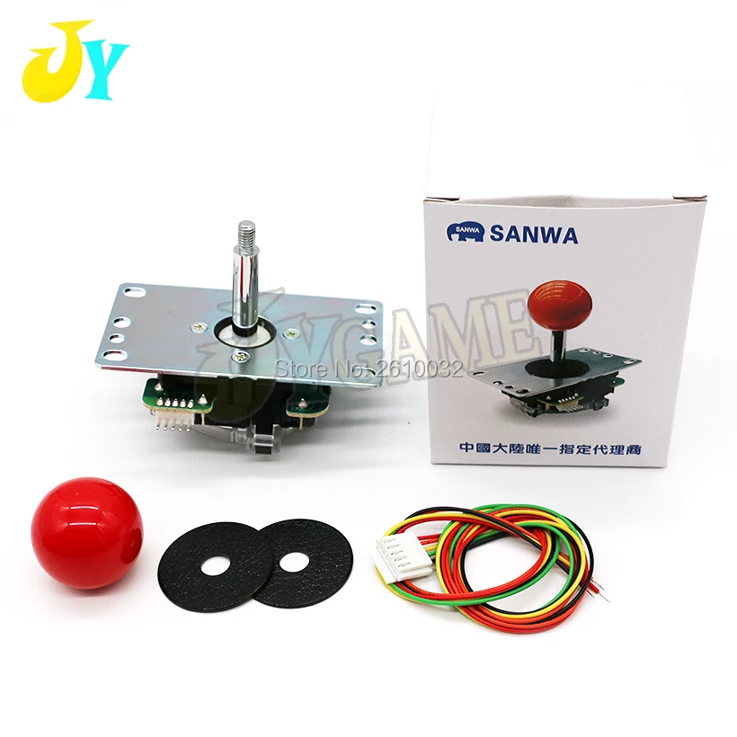 Оригинальная Sanwa JLF-TP-8YT джойстик с LB-35 шариковой верхней японский аркадный setups DIY аркадные части прочная ручка-рокер