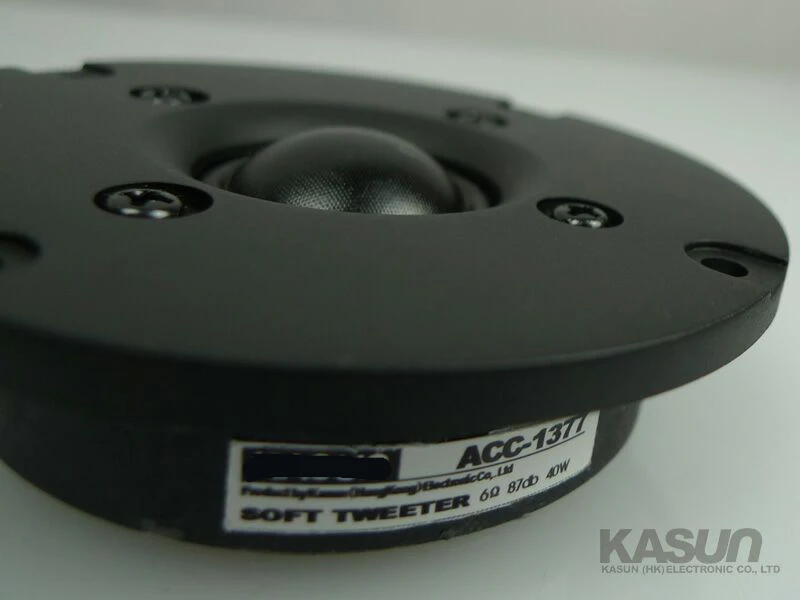 Kasun HiFi Шелковый мягкий магнитный щит превосходный купольный динамик твитер 3