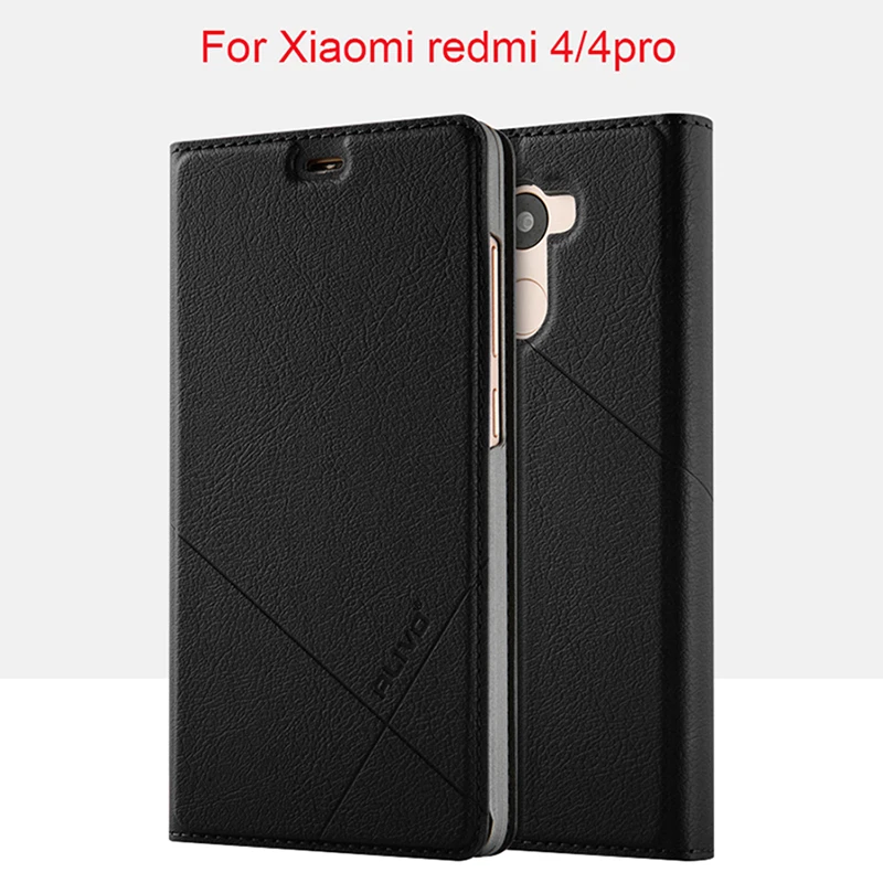 Для Xiaomi Redmi 4 pro Чехол ALIVO оригинальный встроенный двойной магнит бизнес серии PU