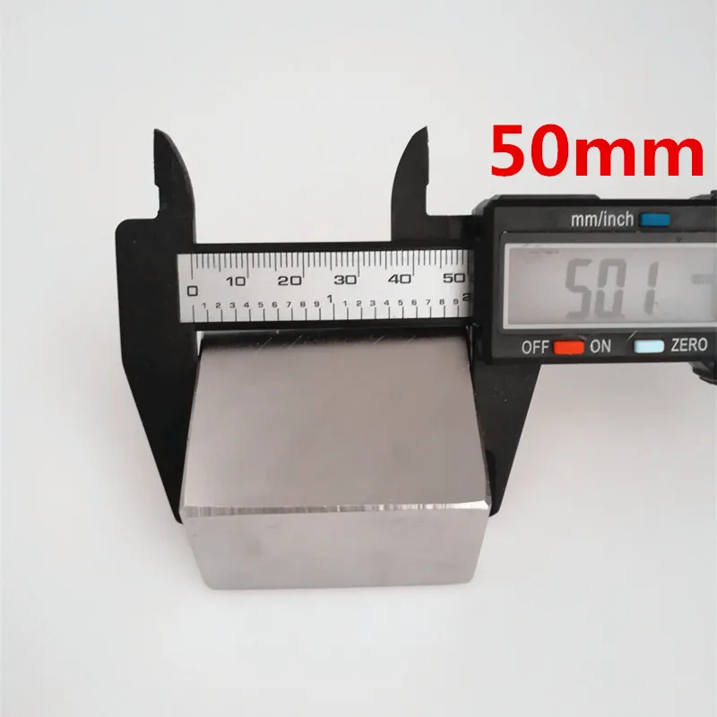1 unids N52 de 50x50x50x30mm Super fuerte de alta calidad imanes de tierras raras imán de neodimio de 50*50*30mm, 50x50x50x30mm - 3