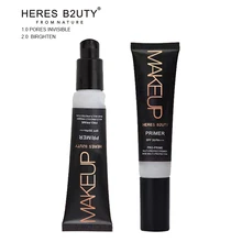 30ml HERES B2UTY Professional Base Primer makeup Oil Control Pores Concealing Whitening Brighten UV Multi Protection