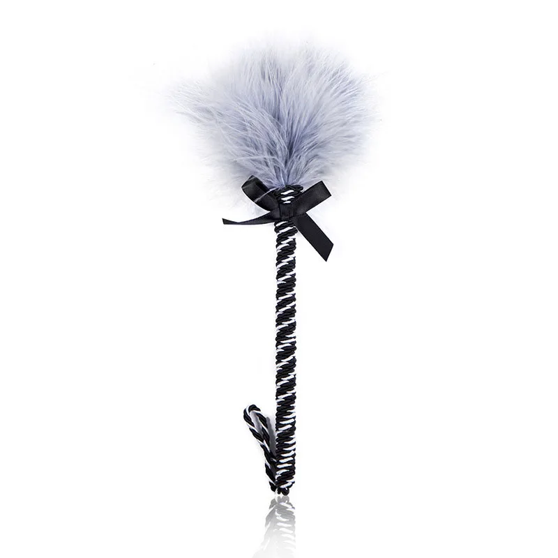 Erotic Fetish Flirting Slave Spanking BDSM Bondage Flogger Adult Games For Couples Feather Whip font b