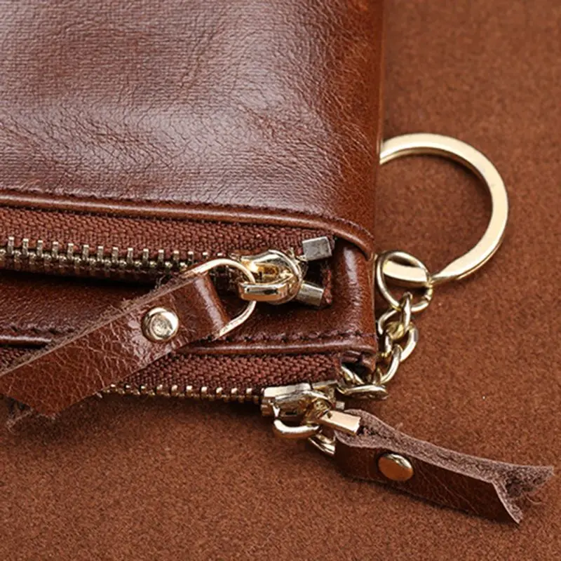 13x3x9 см, женский кожаный кошелек для ключей, кошелек для монет и карт, мини-кошелек на молнии, маленькая сумка