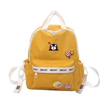 

Japan Kumamon Cartoon Bear Printing Backpack Women Casual Daily Travel Bag Small Nylon Teenagers School Bag Mochila