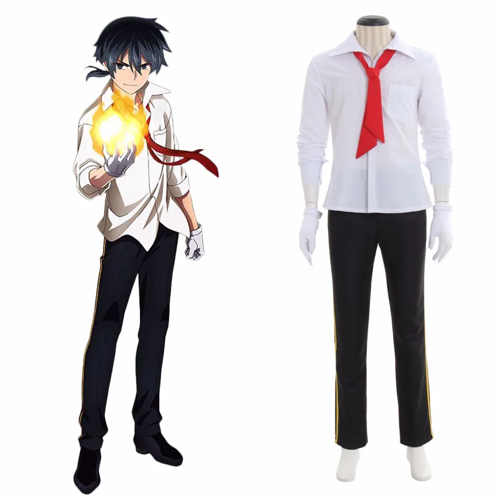 Custom Made Anime Akashic Records Of Bastard Magic Instructor Rokudenashi Majutsu Koushi Cosplay Shirt Pants Glves Tie Cosplay Anime Anime Cosplayanime Ties Aliexpress