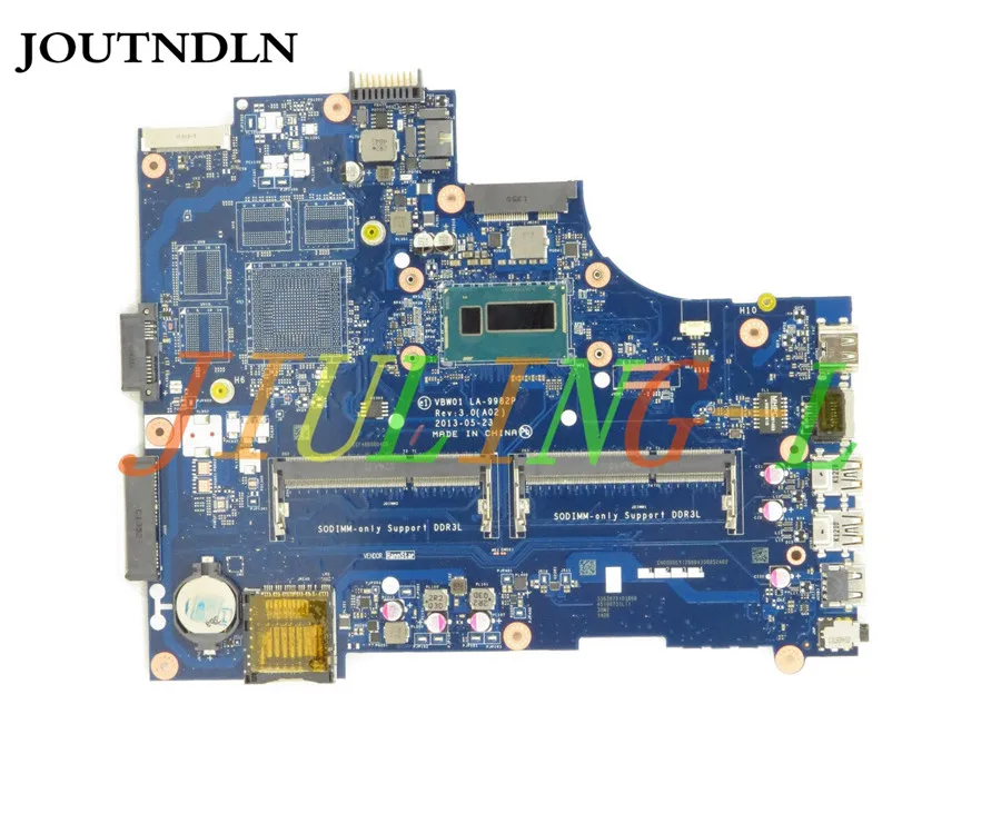 JOUTNDLN для Dell Inspiron 15r 3537 5537 материнская плата ноутбука VBW01 7DHY3 CN-07DHY3 i5-4200U DDR3L W/LA-9982P ЦП