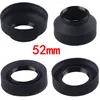 52mm 3-Stage 3 in1 Collapsible Rubber Foldable Lens Hood 52 mm DSIR Lens for Canon Nikon camera ► Photo 1/4