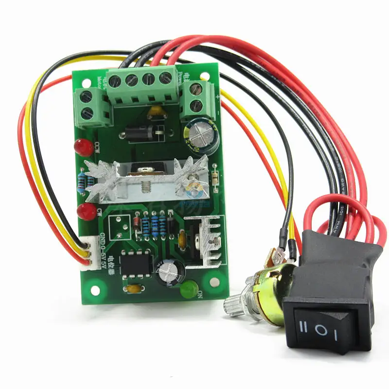 

CCM6N PWM DC Motor Governor 6V12V24V30V DC reverse turn controller positive and negative switch