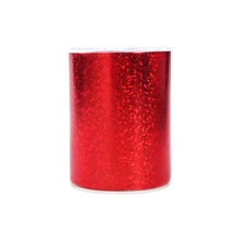 75 мм твердая фольга красная Голограмма лазерная grosgrain лента Добро пожаловать на заказ напечатано, 200 ярдов/лот