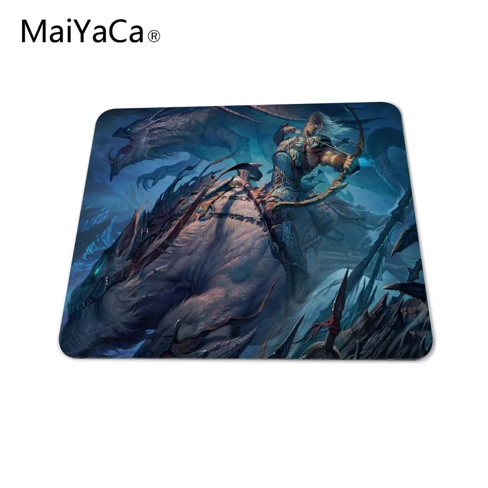 MaiYaCa воин в Драконах вечности на заказ коврик для компьютерной мыши aming коврик для мышки Not lockedge - Цвет: 18x22cm
