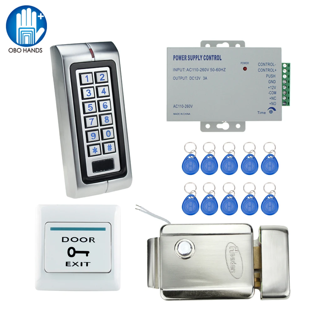 RFID Electronic Security Door Lock System Metal Access Control Keypad