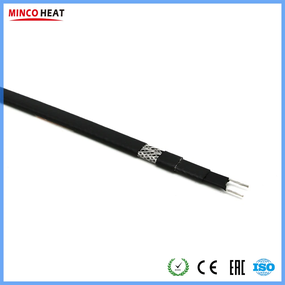 

60m hot sell flexible low temperature self regulating roof and gutter freezing protection pipe heating cable