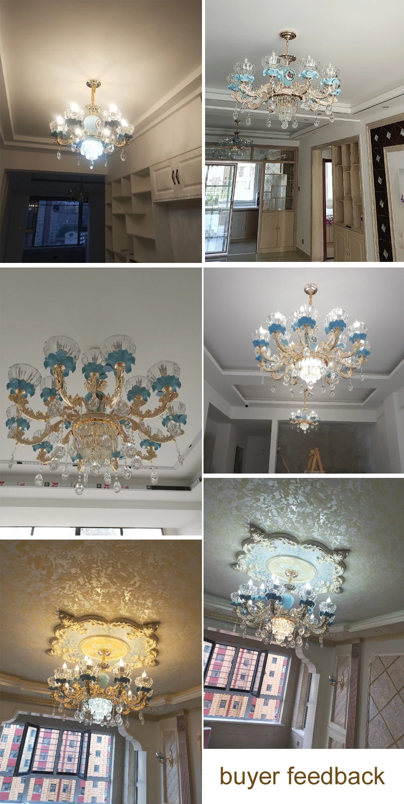Lustre de Cristal para Sala Lustre de Cristal Conduziu a Lâmpada do Teto Luxo Estar Clássico Luminárias Quarto Lâmpada Ouro Cristal 38 clássico lustre de cristal luminárias quarto lâmpada