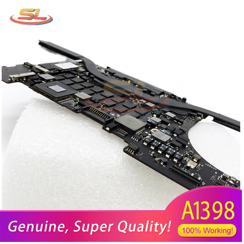 US $319.00 Genuine Logic Board A1398 For MacBook Pro15 MJLQ2LL 22GHz Core i7 4th Gen QuadCore lntel lris 16G 256G SSD A1398 Mid 2015