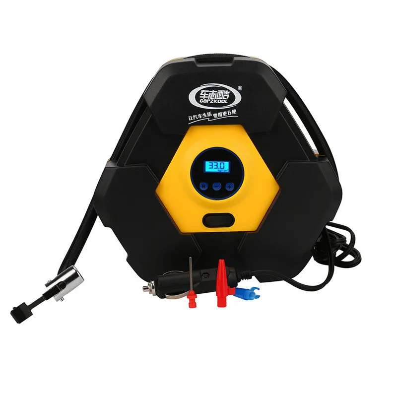 

Tire Air Pump 12V 120W Car By 150PSI Compressor Inflator Portable Inflator with Digital Gauge dyproship 19M7