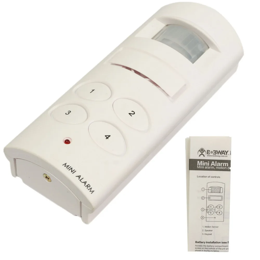 

Home Door Alarm Wireless Sensor Security Alert System Programmable With Keypad