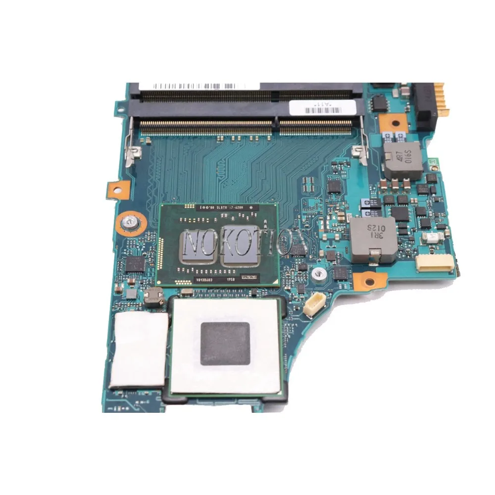 NOKOTION материнская плата для ноутбука sony Vaio VPCZ1 VPCZ1390X A1754727A A1789397A MBX-206 DDR3 I7-620M основная плата процессора полностью протестирована