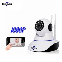 Hiseeu Home Security 720P 1080P Wifi IP Camera Audio Record SD Card Onvif P2P HD CCTV Surveillance Wireless Camera Baby Monitor