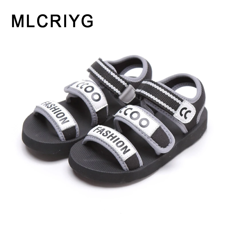 

2019 Summer New Kids Beach Sandals Children Sport Sandals Baby Girls Casual Shoes Toddler Black Shoes Boys Fashion Brand Sandals