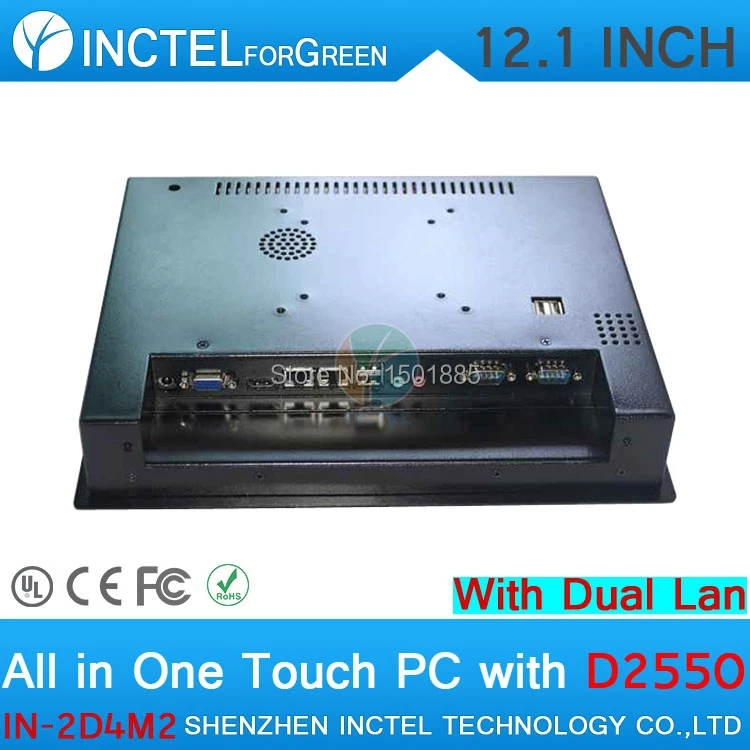12 дюймов Ультра тонкий все в одном pc с 2 1000 М Nics COM 4 Г RAM 16 SSD 320 HDD|all in one pc|all pcall |
