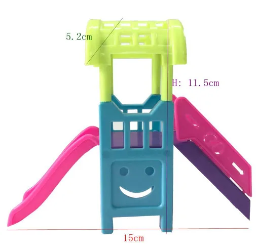 

The 10-centimeter amusement park slide is suitable for 18-inch and 43-centimeter American dolls