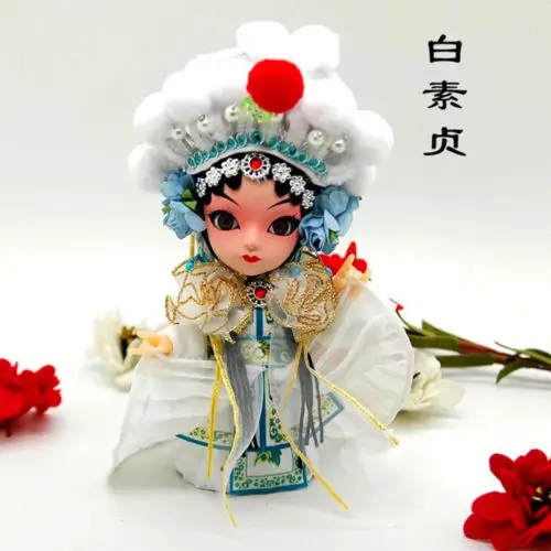 

Chinese Style Peking Opera Princess Mascot Silk Cloth Doll Crafts Creative Gift