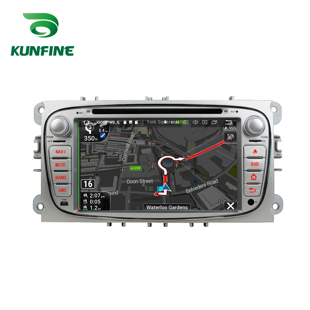 Discount Octa Core 4GB RAM Android 8.0 Car DVD GPS Navigation Multimedia Player Stereo for Ford Focus 2008-2010 Radio Headunit 1