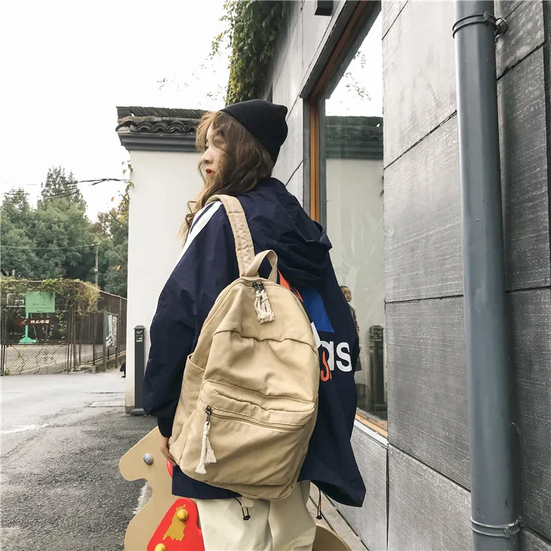 Menghuo Leisure Canvas Backpack for Women Big Capacity Shopping Bag Laptop Backpack Rucksack Student Mochila Women School BagsIMG_1211