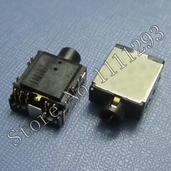 10pcs/lot Headphone Micphone Jack Connector , Combo Audio Jack for HP