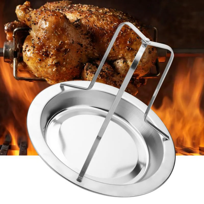 

Stainless Steel Roast Chicken Holder Barbecue Stand Roasting Upright Roaster Rack Kitchen Rotisserie Stuff Grilling BBQ Tools
