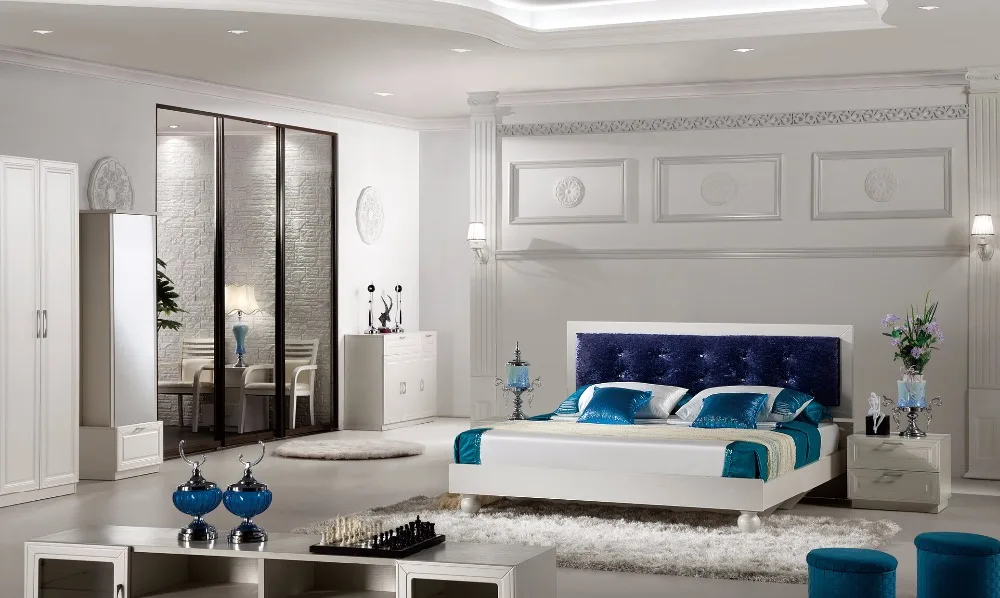 2018 تعزيز الحقيقي muebles دي ماديرا الباروك الأثاث الأثاث الحديث fashional سرير خشبي مع خزانة و مضمد 2018 تعزيز الحقيقي muebles دي ماديرا الباروك الأثاث الأثاث الحديث fashional سرير خشبي مع خزانة و مضمد