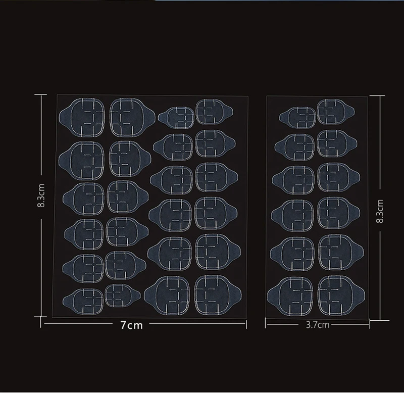 12 шт прозрачные двухсторонние клейкие наклейки с лентами клейкие ленты для ногтей для поддельных ногтей клей для ногтей накладные ногти