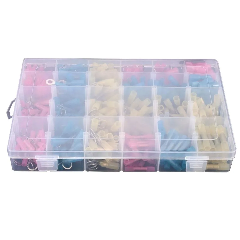 

eGizmo 480 Pcs/Set Heat Shrink Wire Connectors Terminals Electrical Wires Crimp Connectors New Hot #275229
