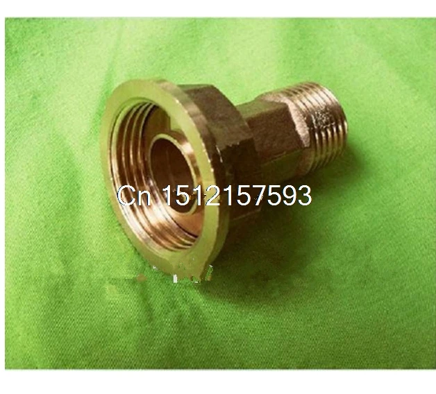 2PCS 1/2" BSP Male x M30*2 Female Swivel Nut Gas Meter Brass Connector