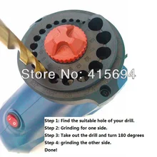 Elektrische Bohrer Spitzer, Bohrer Schleifmaschine, schleifen bohrer spitzer, drill sharpener für Anfänger.