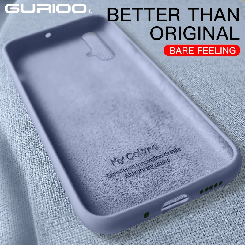 

For Huawei Honor 9 10 Lite 20 Pro 20i 9i Case Liquid Silicone TPU Soft Cover on For Nova 5 4 3 5i 3i Shockproof Phone Cases