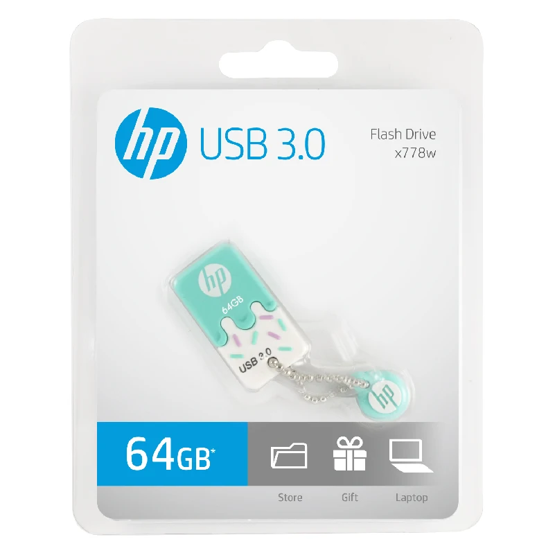 Hp USB флеш-накопитель Usb 3,0 флеш-накопитель Cle Usb X778w 64 Гб Usb флеш-накопитель мультфильм Мороженое память для милой девушки ручка-накопитель
