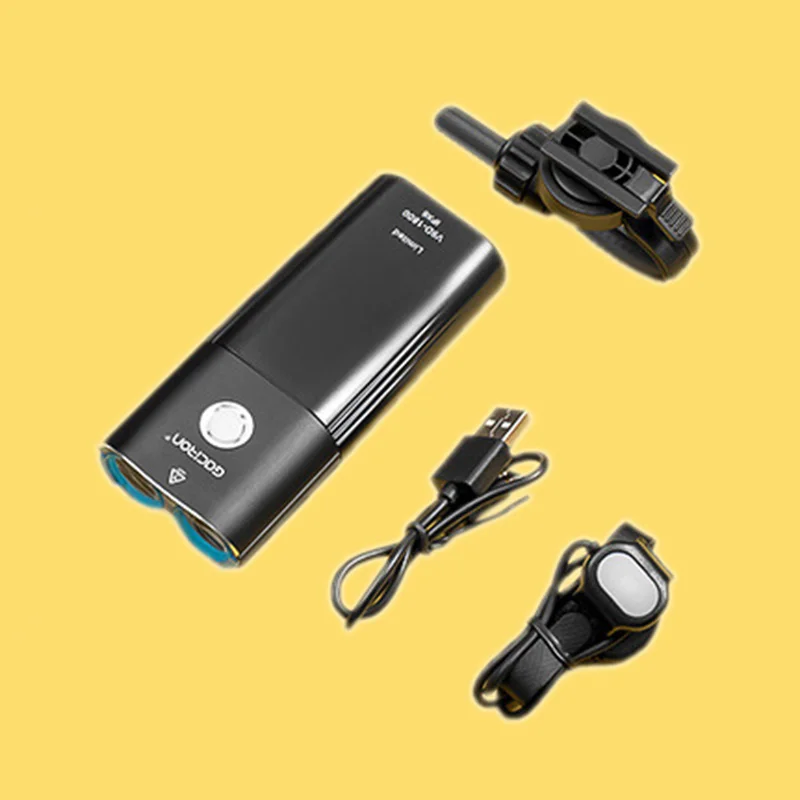 Excellent 1800 Lumen Bike lights Set 6 Mode XML-2 LED Bicycle Light Mobile Power Bank USB Charging Waterproof Torch MTB Cycling Headlight 13