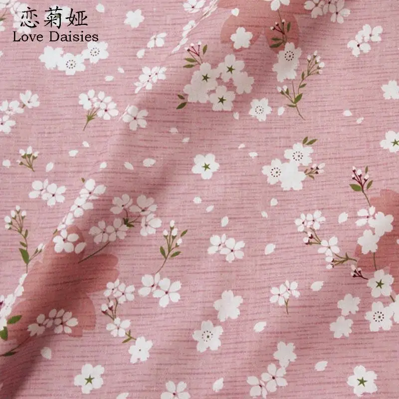 per cucire stile giapponese fiori in stile giapponese D,48 x 50 cm Nicole Set di 5 tessuti in cotone patchwork al metro panno in cotone per il fai da te