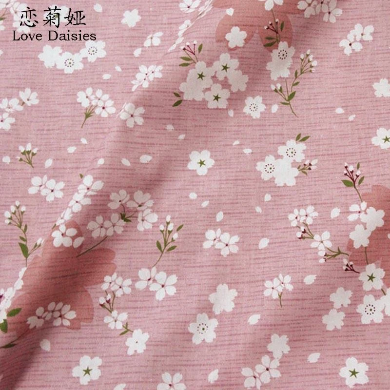 ツイル生地綿100 花柄生地 ピンクの和風生地 手作りパッチワーク 人形服 ドレス Fabric Japanese Cotton Twill Fabriccotton Twill Aliexpress