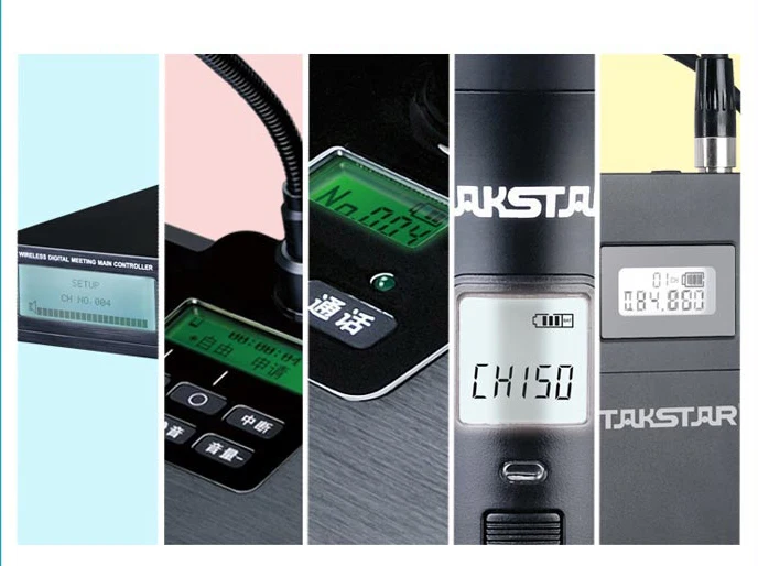 Takstar DG-C200R 11 человек портативные микрофоны микрофонная система для Конференции 2,4G цифровой беспроводной Конференц-Системы
